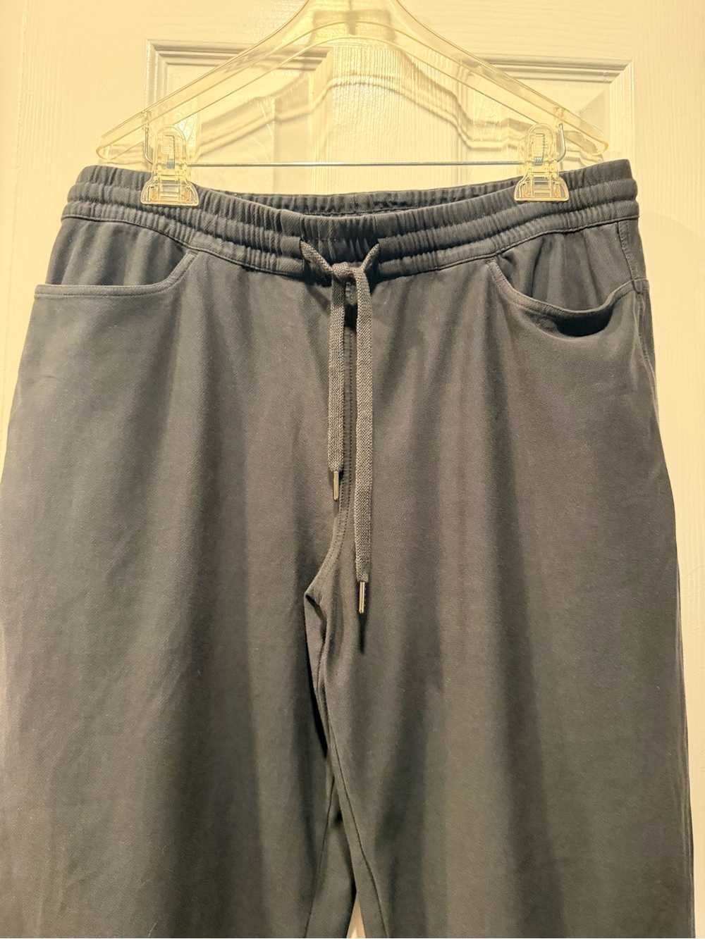 Athleta Black Cropped Drawstring Pants